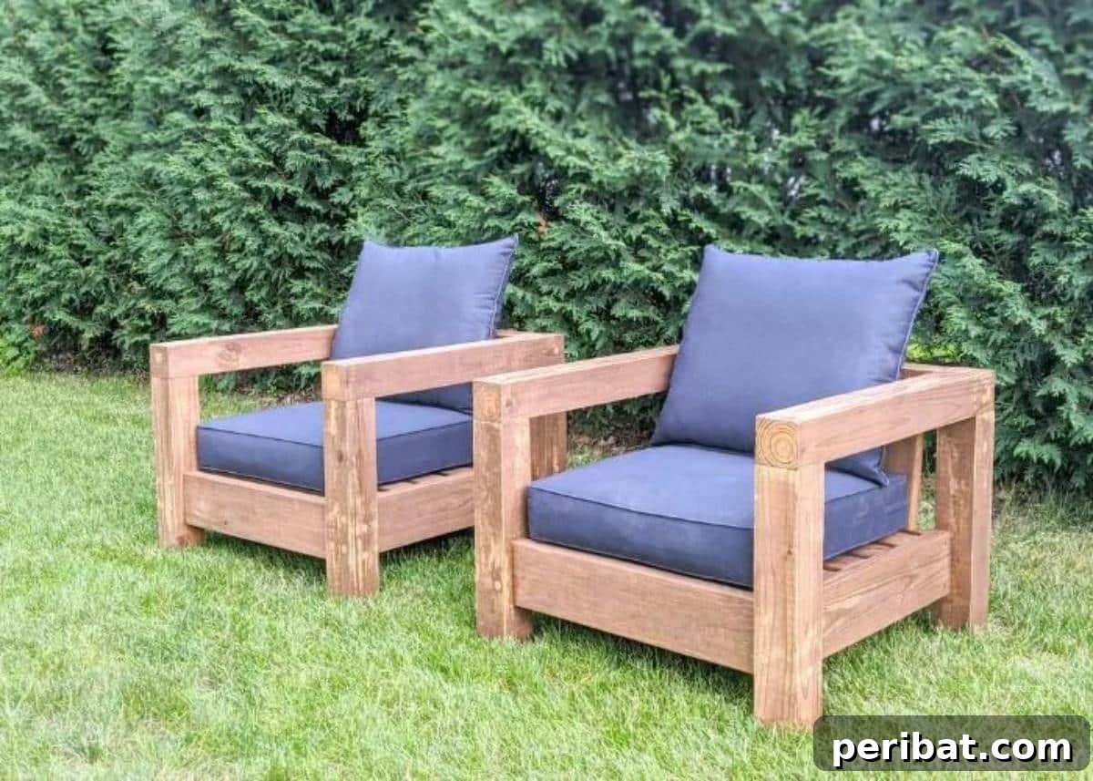 Craft Your Perfect Patio: 27 DIY Chair Designs for Cozy Outdoor Living 10 24x24 Deep Seat Patio Chair