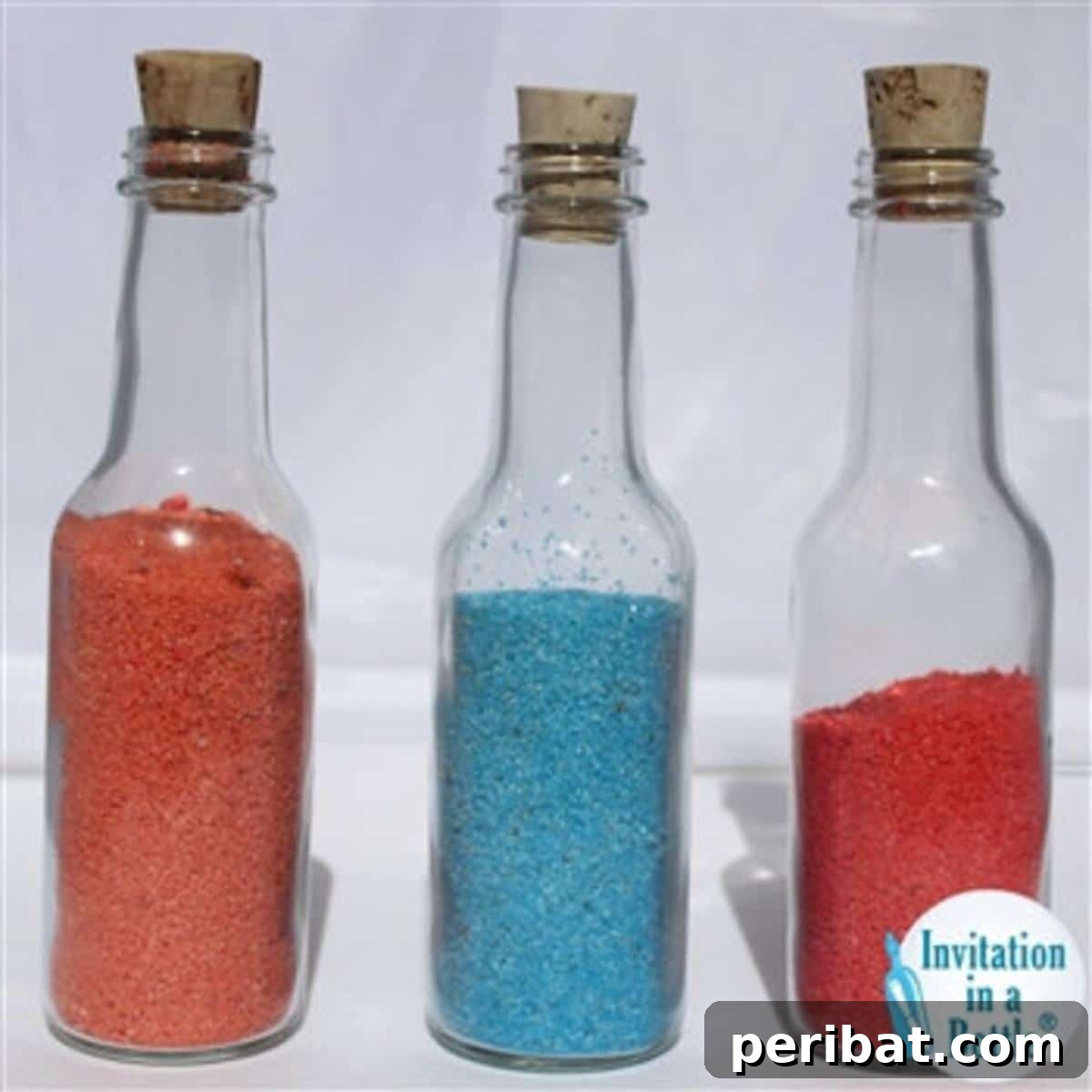Uncork Your Creativity 50 Wine Cork DIY Projects 48 Bottles and Corks for DIY Message in a Bottle Invitations, showcasing miniature bottles with cork stoppers, ready to hold special event invitations.
