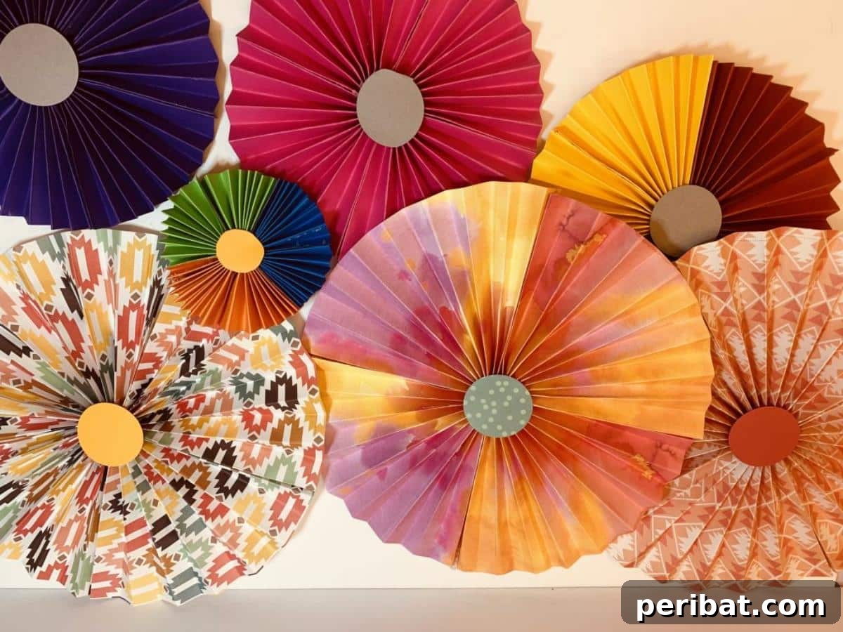 24 Creative DIY Paper Fan Projects 18 Cute DIY paper fan decorations, versatile for birthday parties and other celebrations, with options for personalization and embellishment.