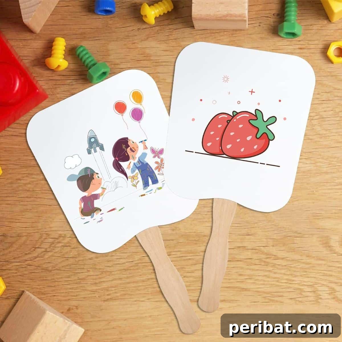 24 Creative DIY Paper Fan Projects 26 The Supkiir Hand-Held Church Fan DIY kit, including 50 blank cardstocks and 25 wooden sticks for personalizing fans for celebrations.