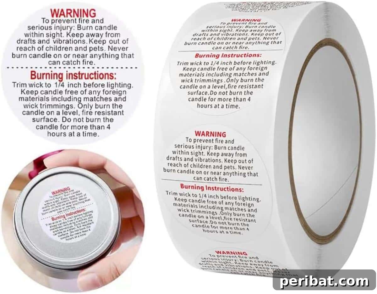 20 Stunning DIY Candle Label Designs to Personalize Your Creations 20 Candle Stickers Labels