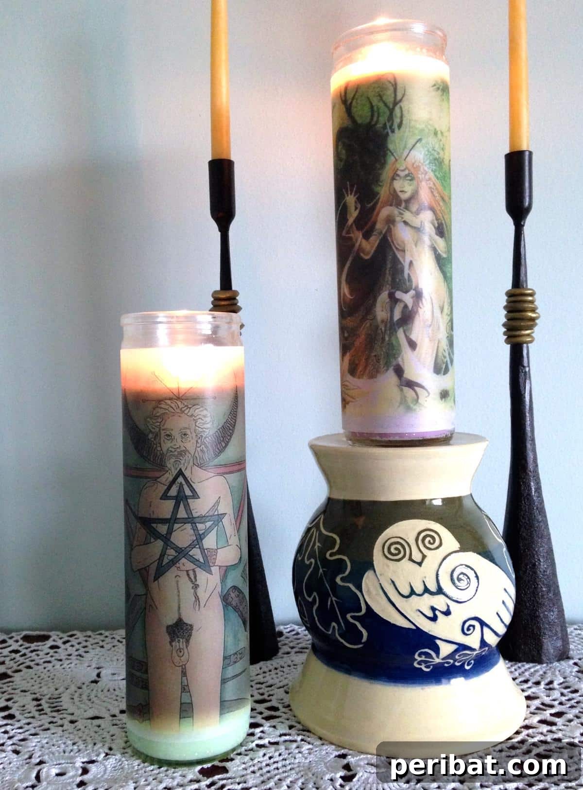20 Stunning DIY Candle Label Designs to Personalize Your Creations 7 7-day candles with custom lablels