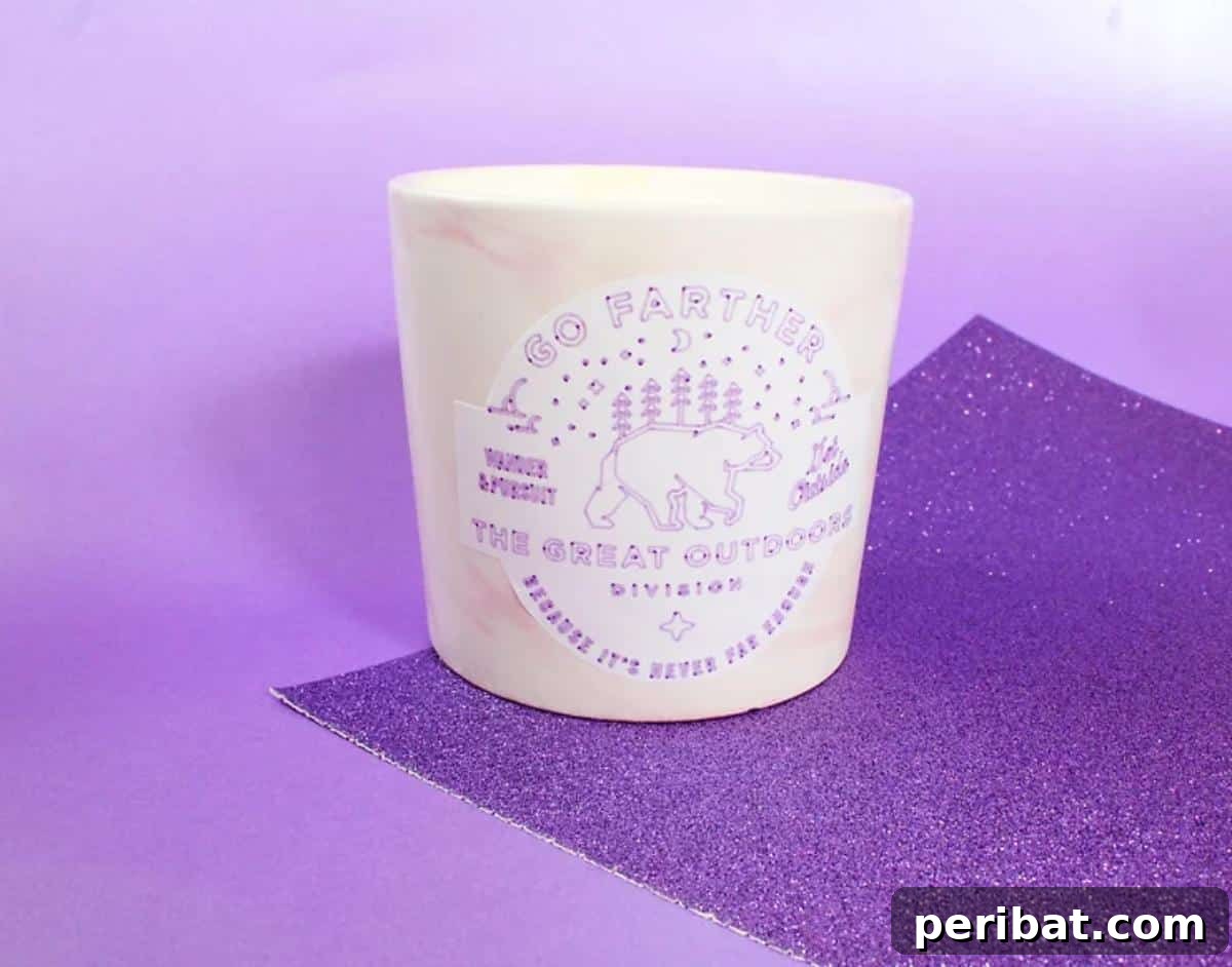 20 Stunning DIY Candle Label Designs to Personalize Your Creations 8 Candle with custom label