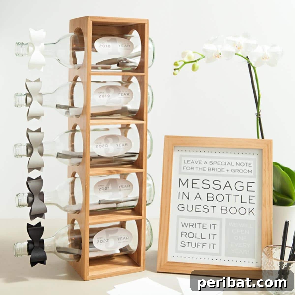 35 Creative DIY Wedding Guest Book Keepsakes 3 DIY Message in a Wine Bottle Guest Book