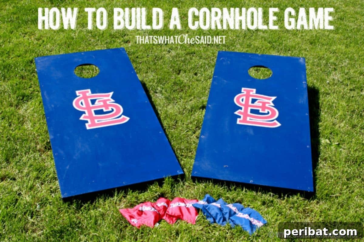 Handmade Wedding Games Your Guests Will Love 7 DIY Cornhole Game Set