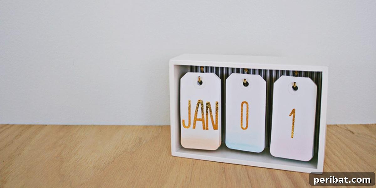 43 DIY Home Office Upgrades for Your Perfect Workspace 12 DIY Desk Calendar