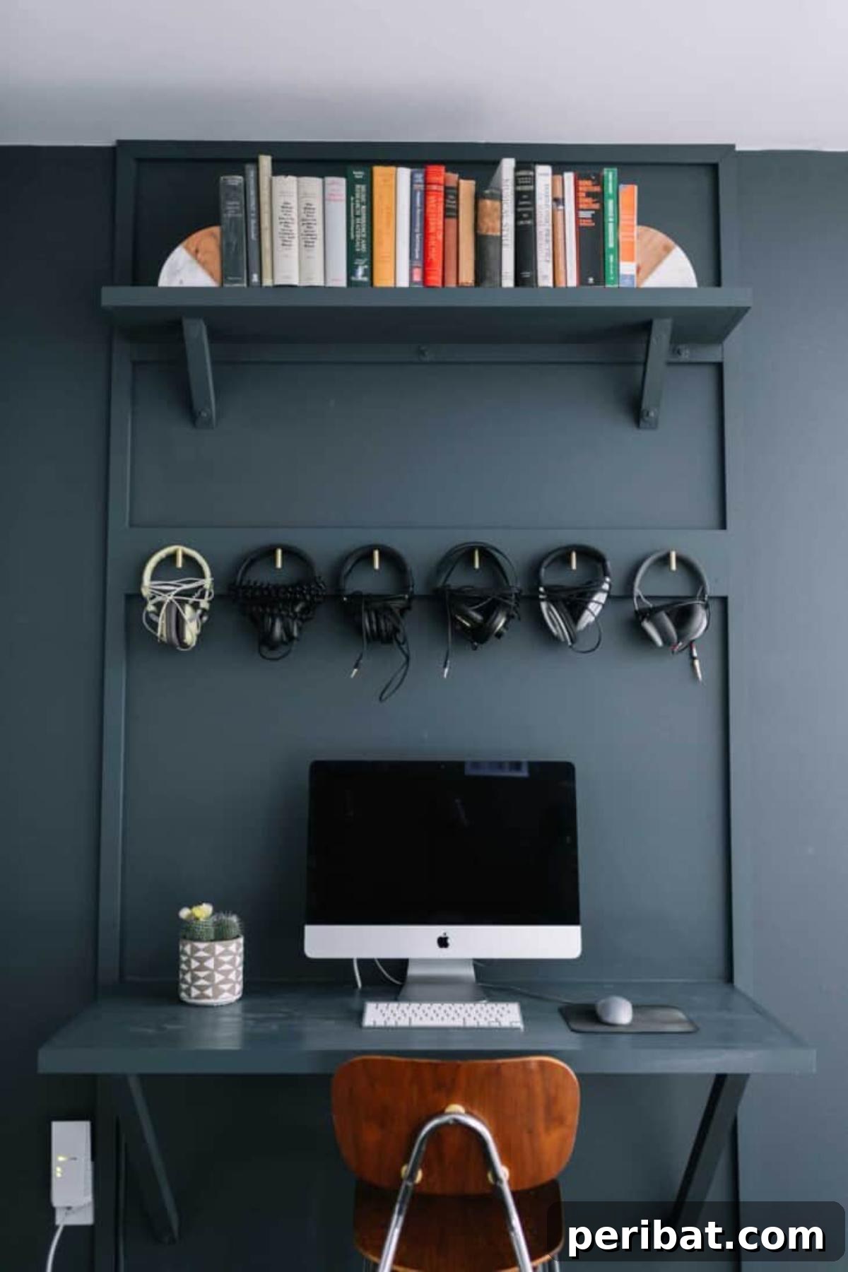 43 DIY Home Office Upgrades for Your Perfect Workspace 13 DIY Built-in Computer Desk