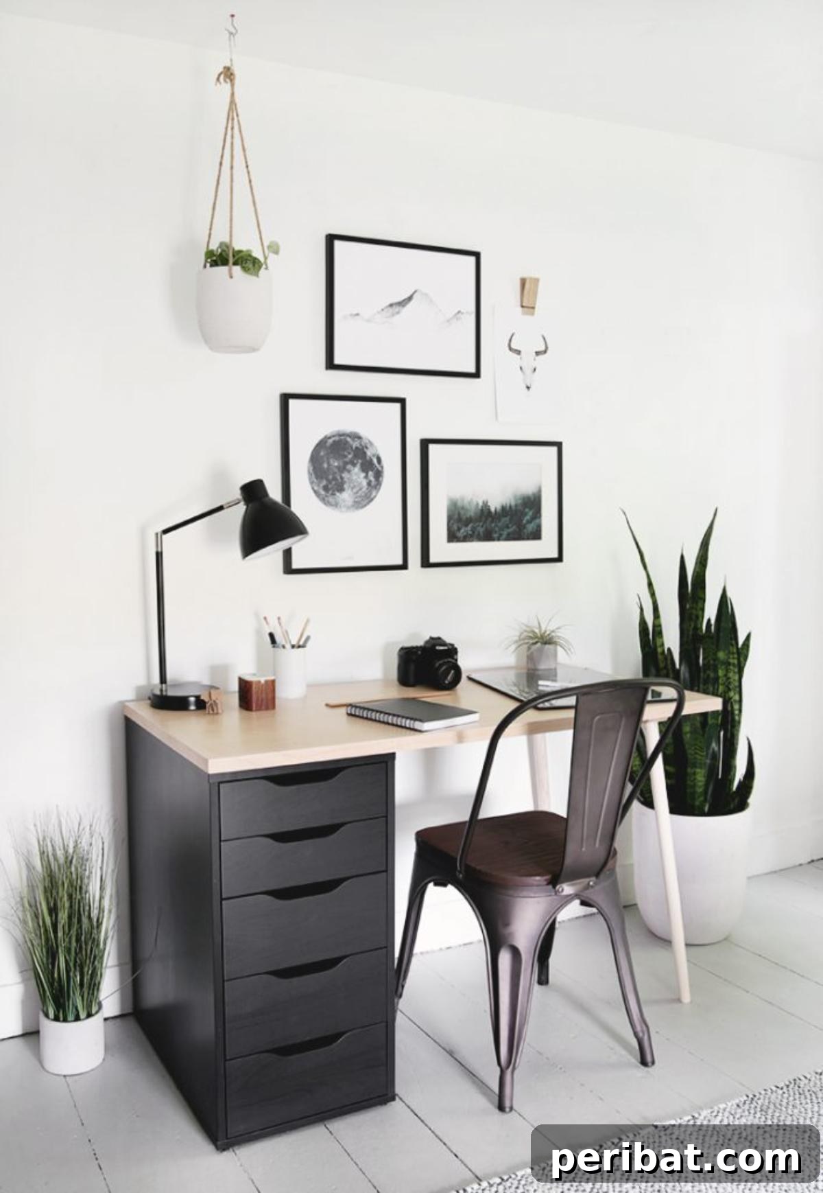43 DIY Home Office Upgrades for Your Perfect Workspace 14 DIY Modern Wood Desk