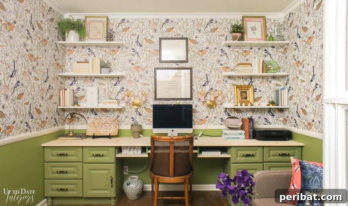 43 DIY Home Office Upgrades for Your Perfect Workspace 20 Home office with no windows.