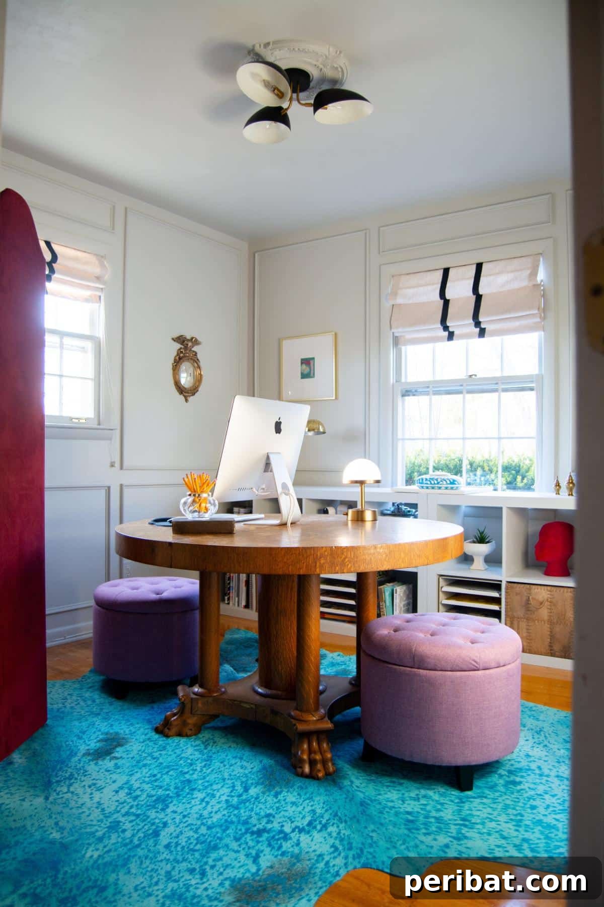 43 DIY Home Office Upgrades for Your Perfect Workspace 23 Family Home Office Makeover