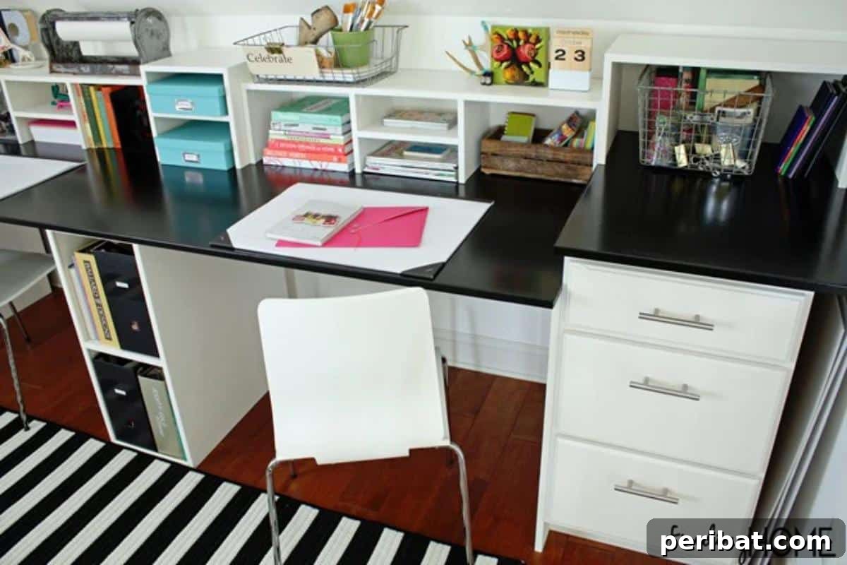 43 DIY Home Office Upgrades for Your Perfect Workspace 36 Easy DIY Built-in Desk