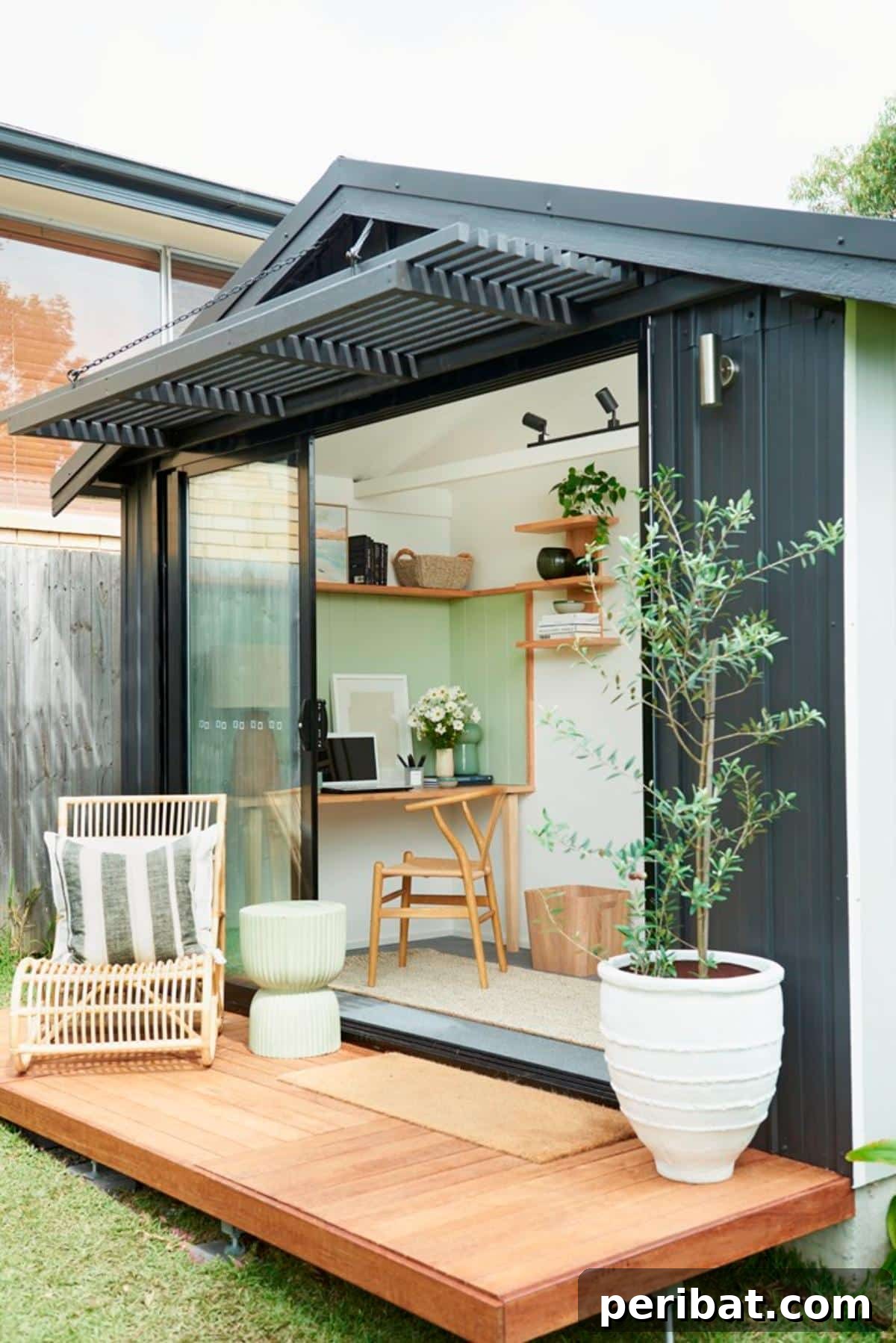 43 DIY Home Office Upgrades for Your Perfect Workspace 38 DIY Shed Home Office