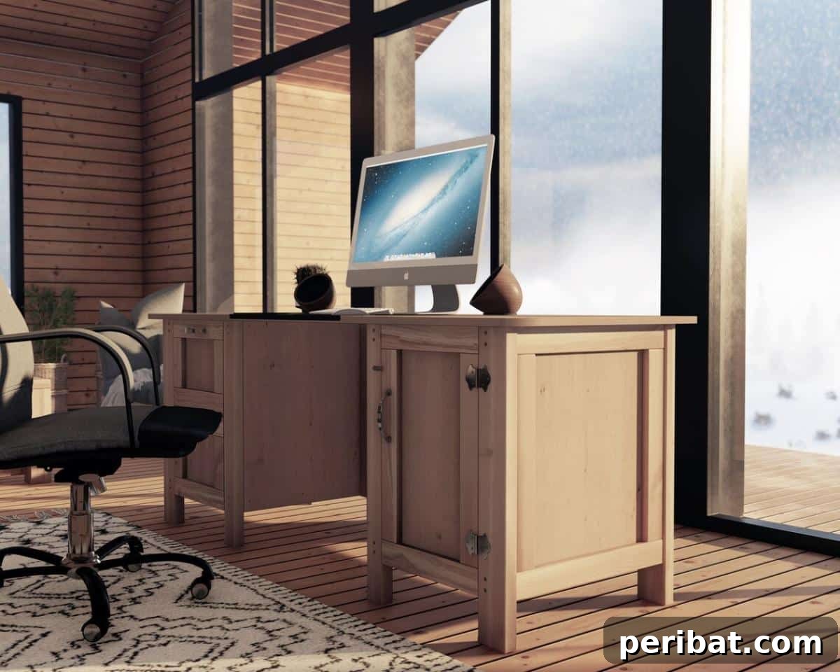 43 DIY Home Office Upgrades for Your Perfect Workspace 40 DIY Computer Desk Plan