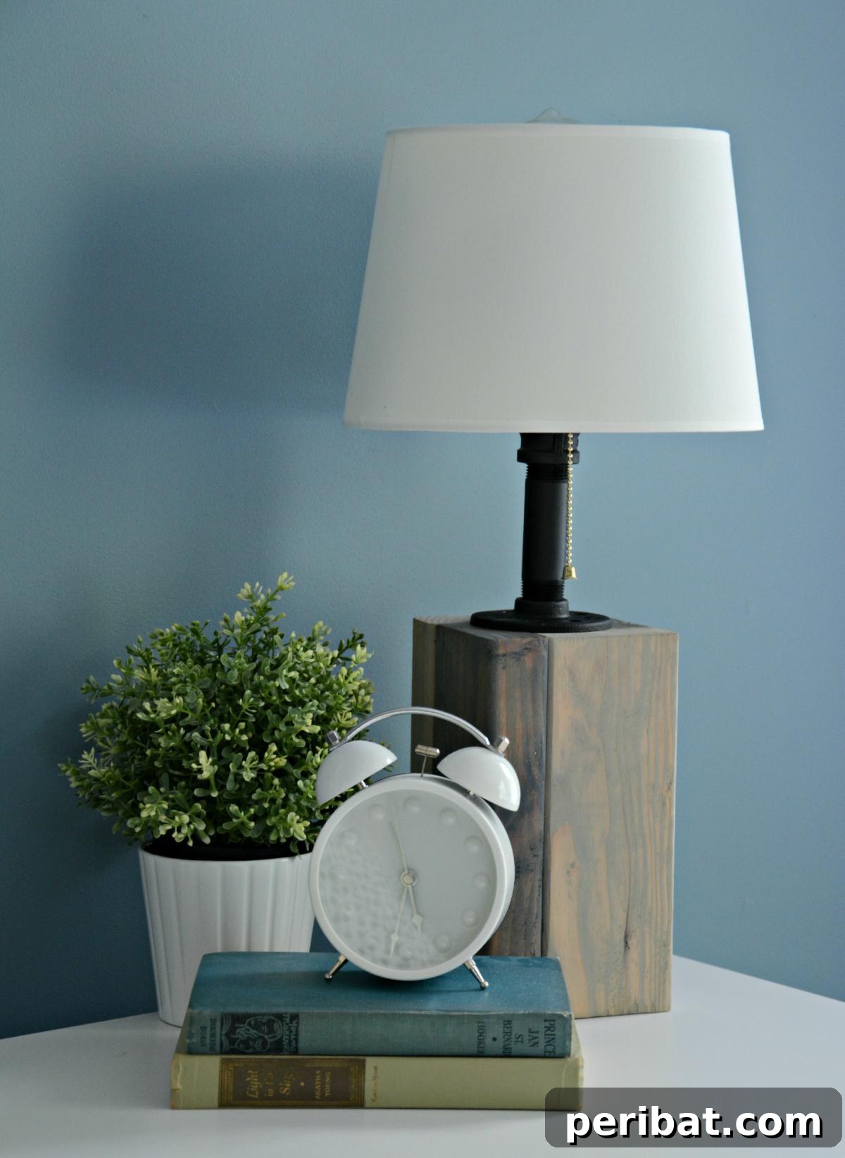 43 DIY Home Office Upgrades for Your Perfect Workspace 10 DIY Lamp