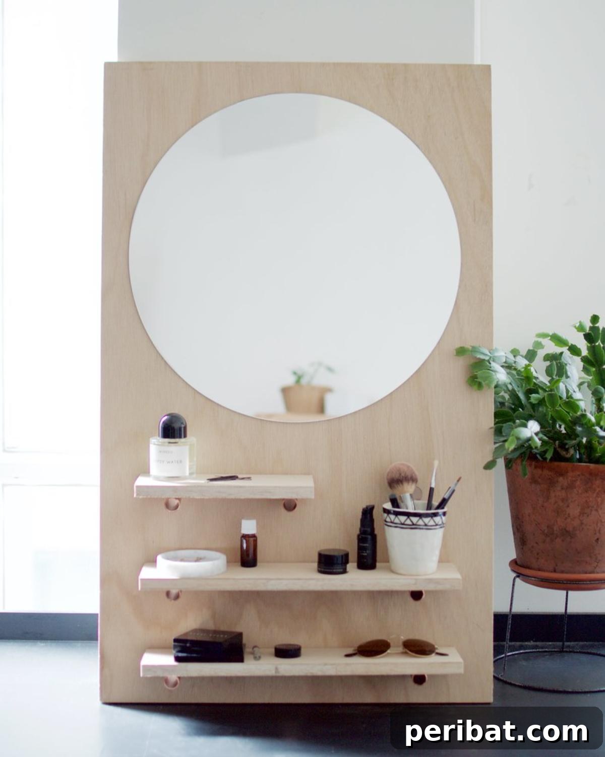 29 DIY Vanity Transformations: Stylish and Practical Designs 8 Handcrafted DIY Pine Makeup Vanity