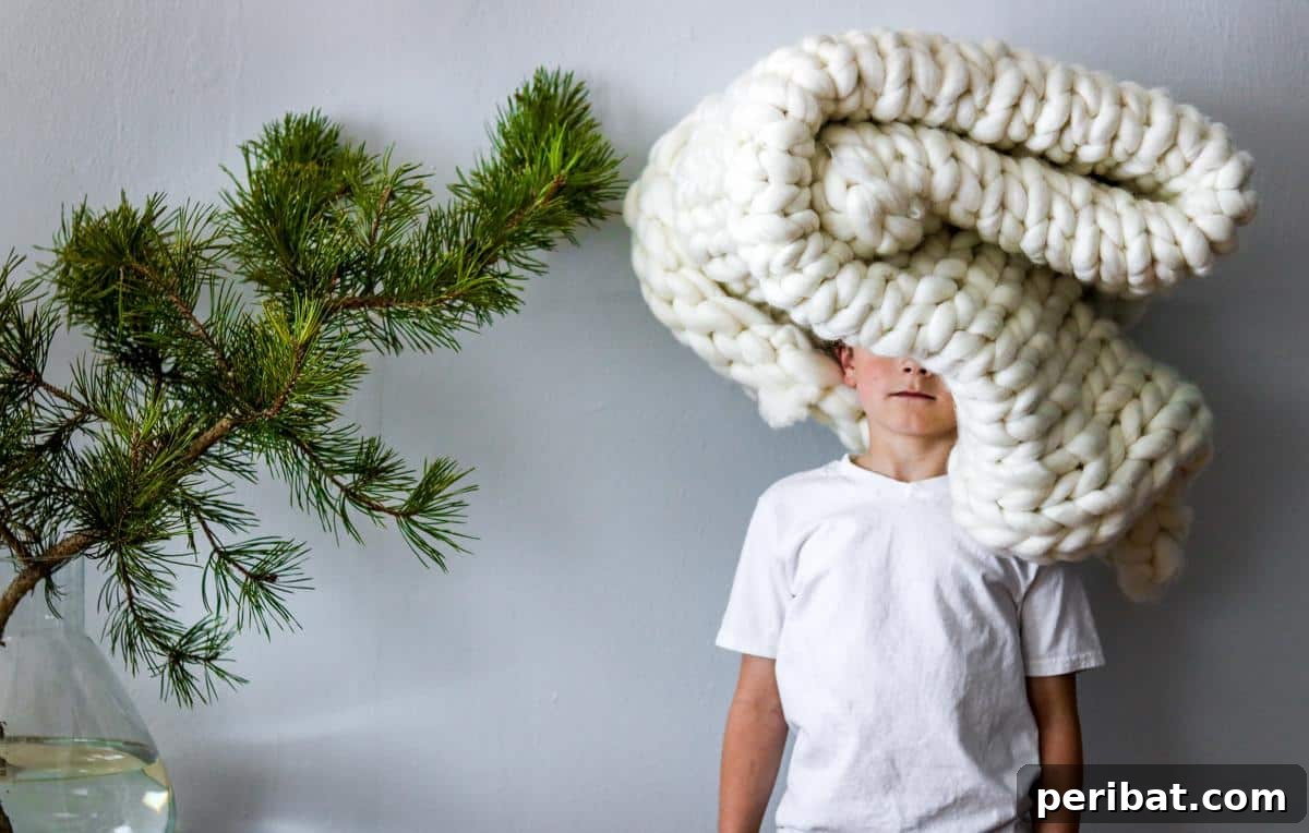 32 Cozy DIY Throw Blanket Ideas 25 DIY Chunky Knit Throw Blanket