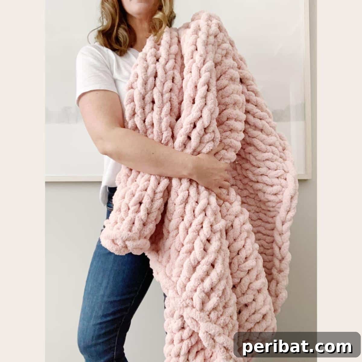 32 Cozy DIY Throw Blanket Ideas 31 Knitting Pattern Chunky Blanket
