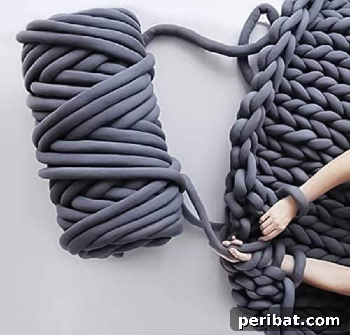 32 Cozy DIY Throw Blanket Ideas 33 Arm Knitting Yarn for Chunky Braided Knot Throw Blanket DIY