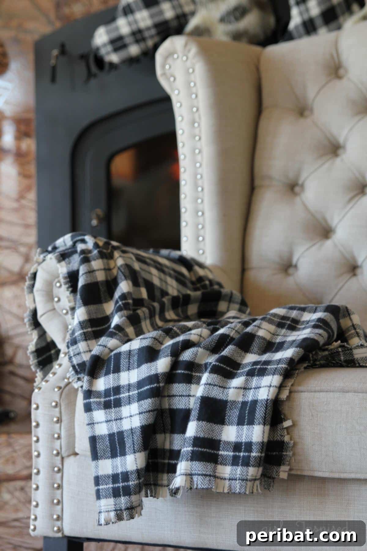 32 Cozy DIY Throw Blanket Ideas 9 Easy Flannel Fringe Blanket