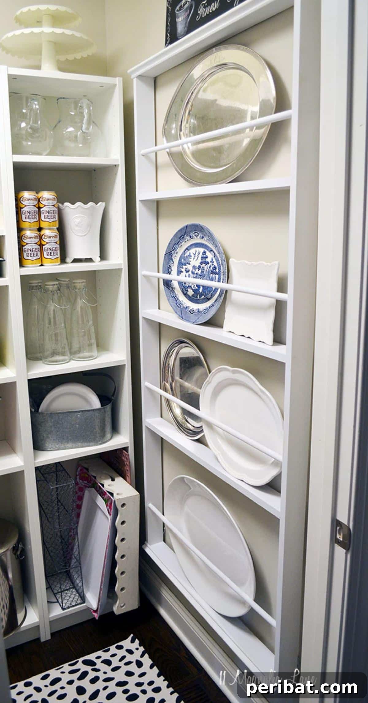 Affordable DIY Custom Plate Rack for $40