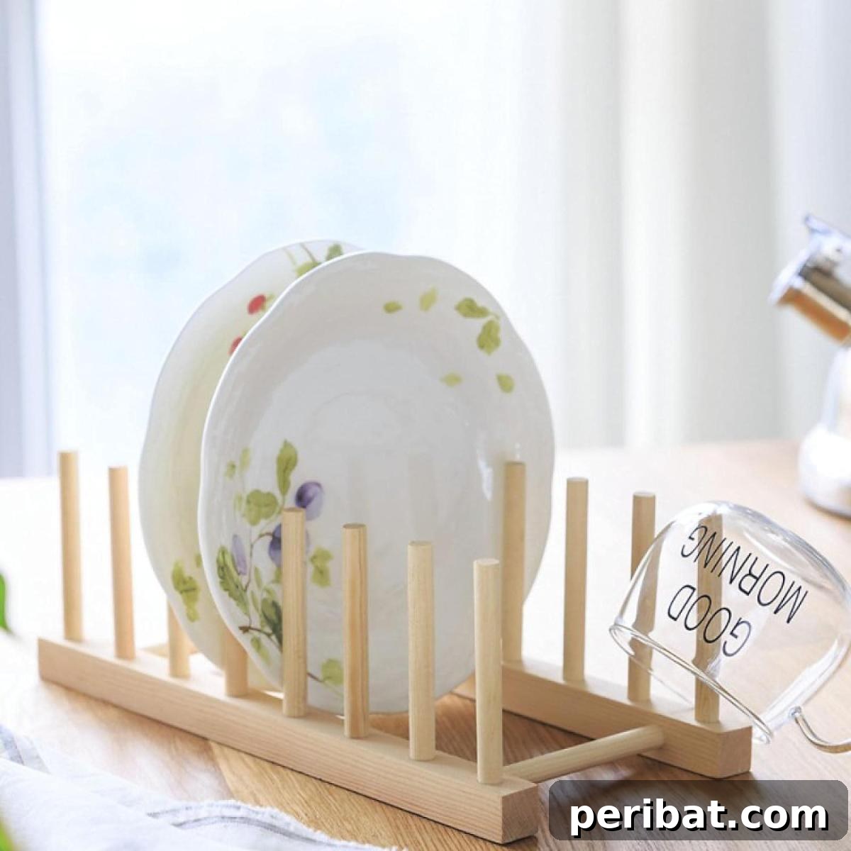 Eco-Friendly DIY Bamboo Dish Rack for Kitchen