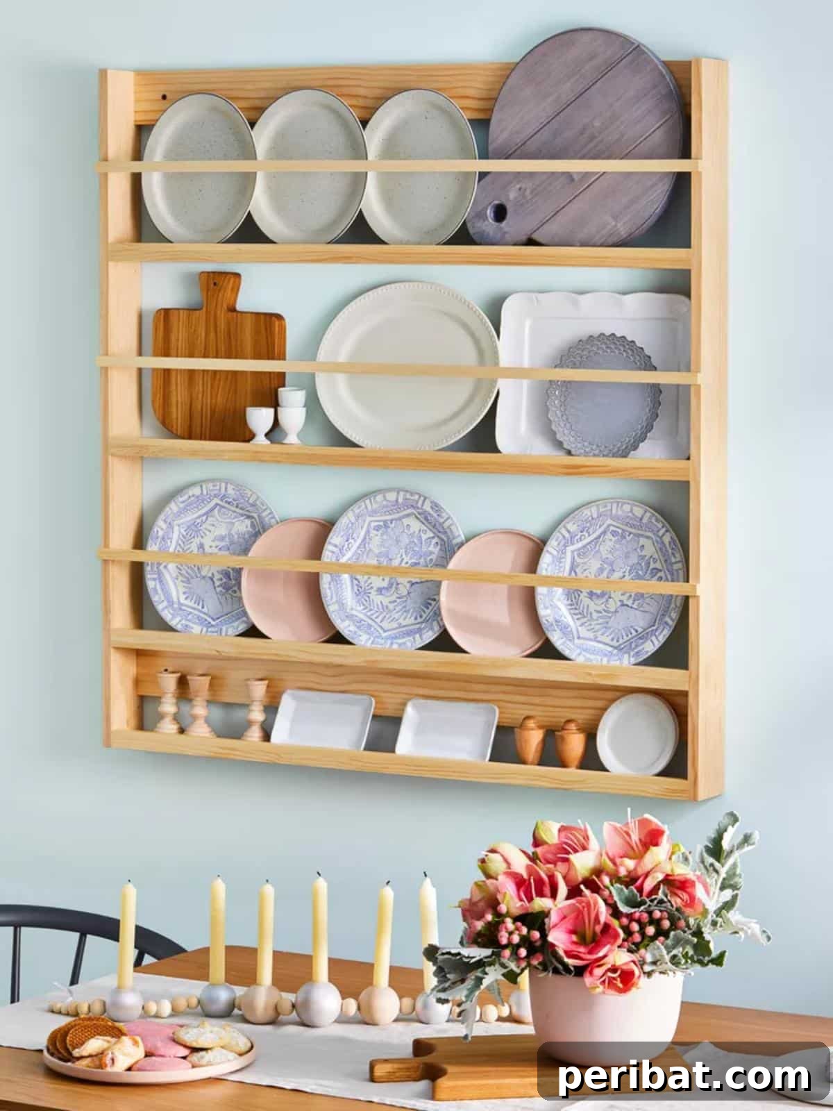 Simple and Easy DIY Plate Rack for Beginners