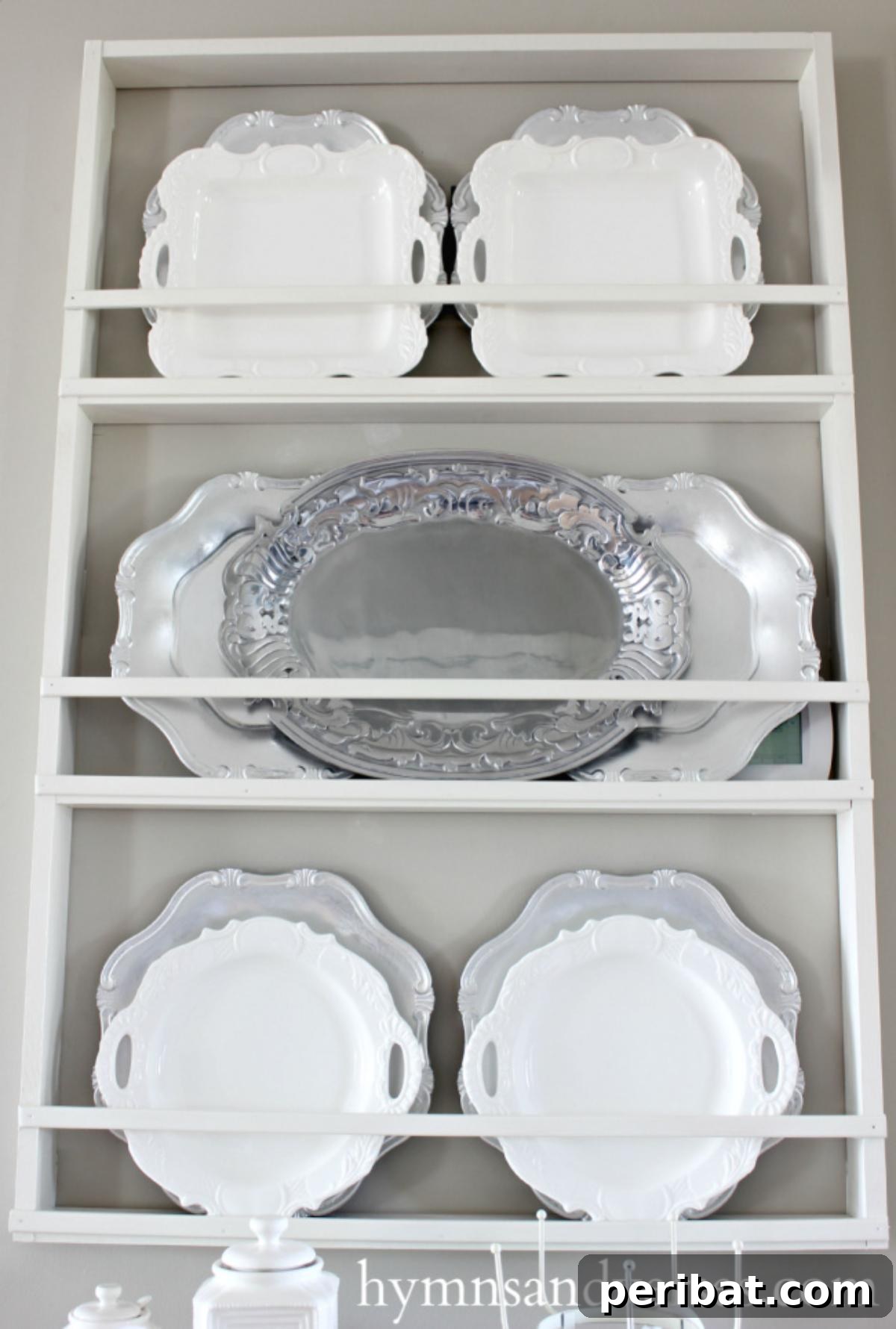 Easy Plans to Build Your Own DIY Plate Rack