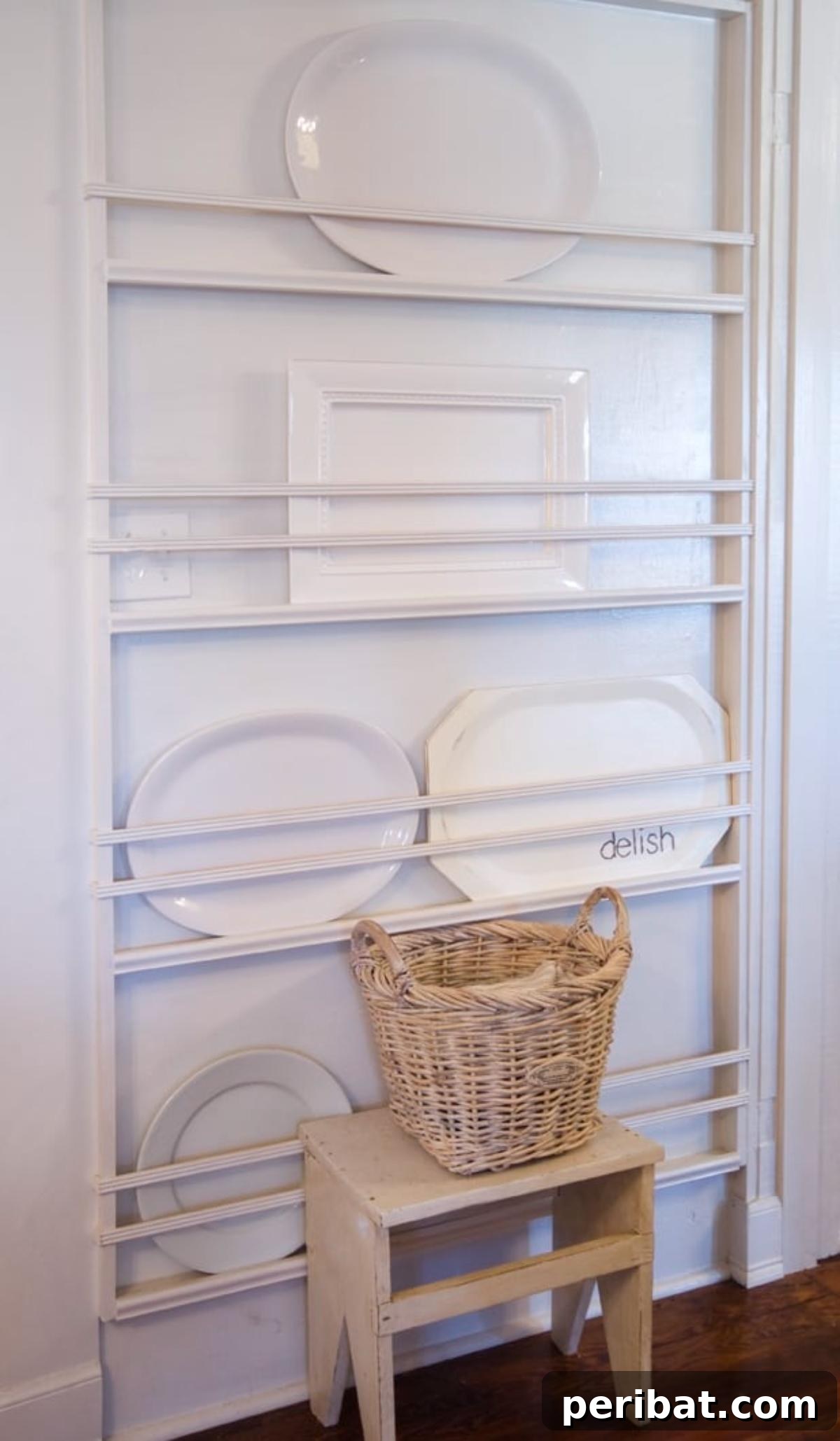 DIY Built-in Plate Rack for Seamless Kitchen Integration