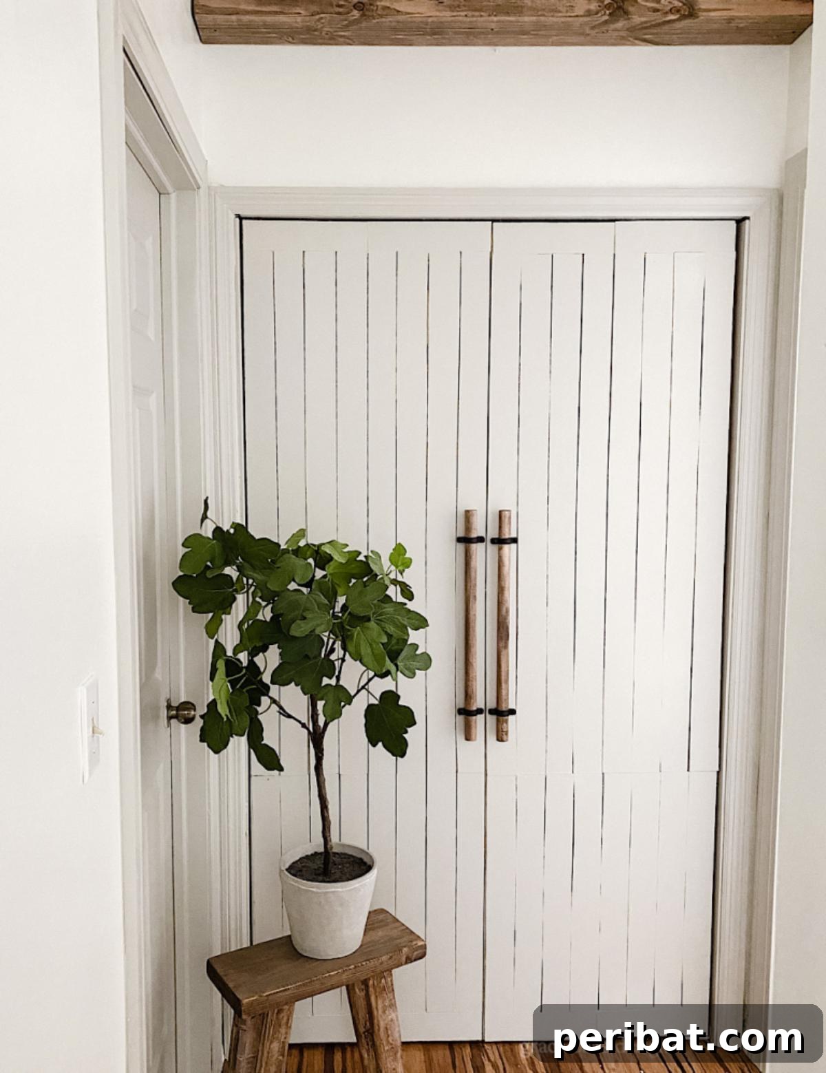 DIY Bifold Closet Door Makeover