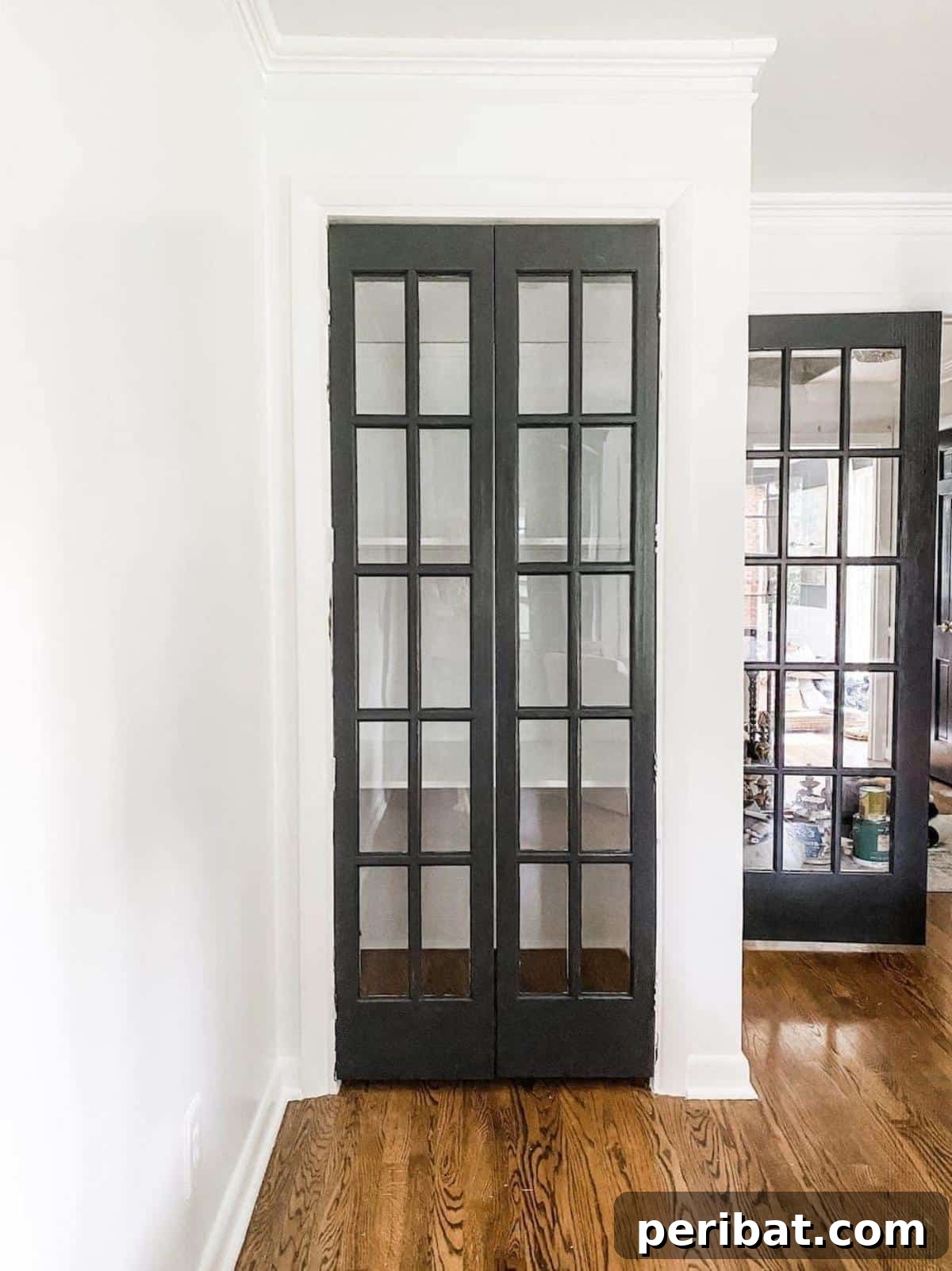 Easy DIY Closet Shelves and Doors