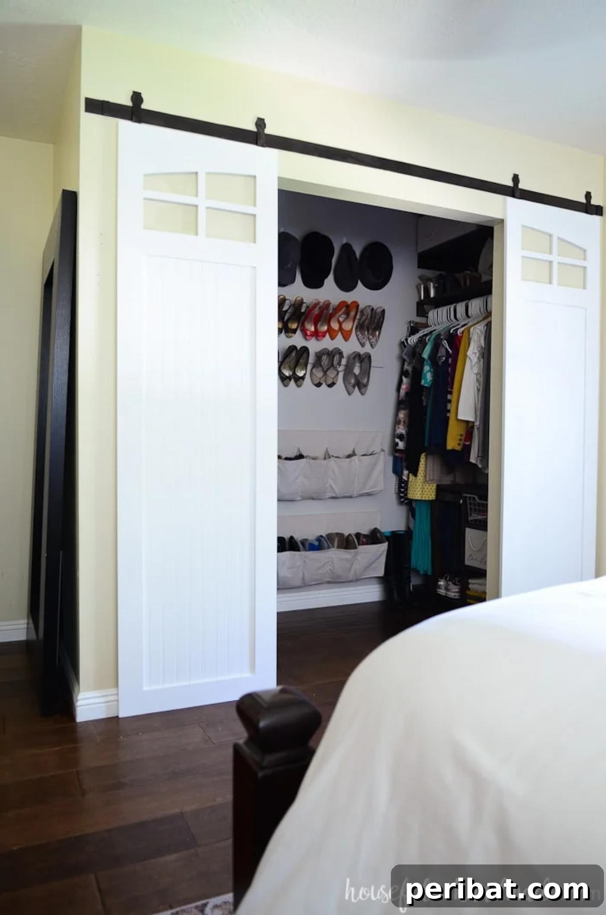 DIY Closet Sliding Barn Doors