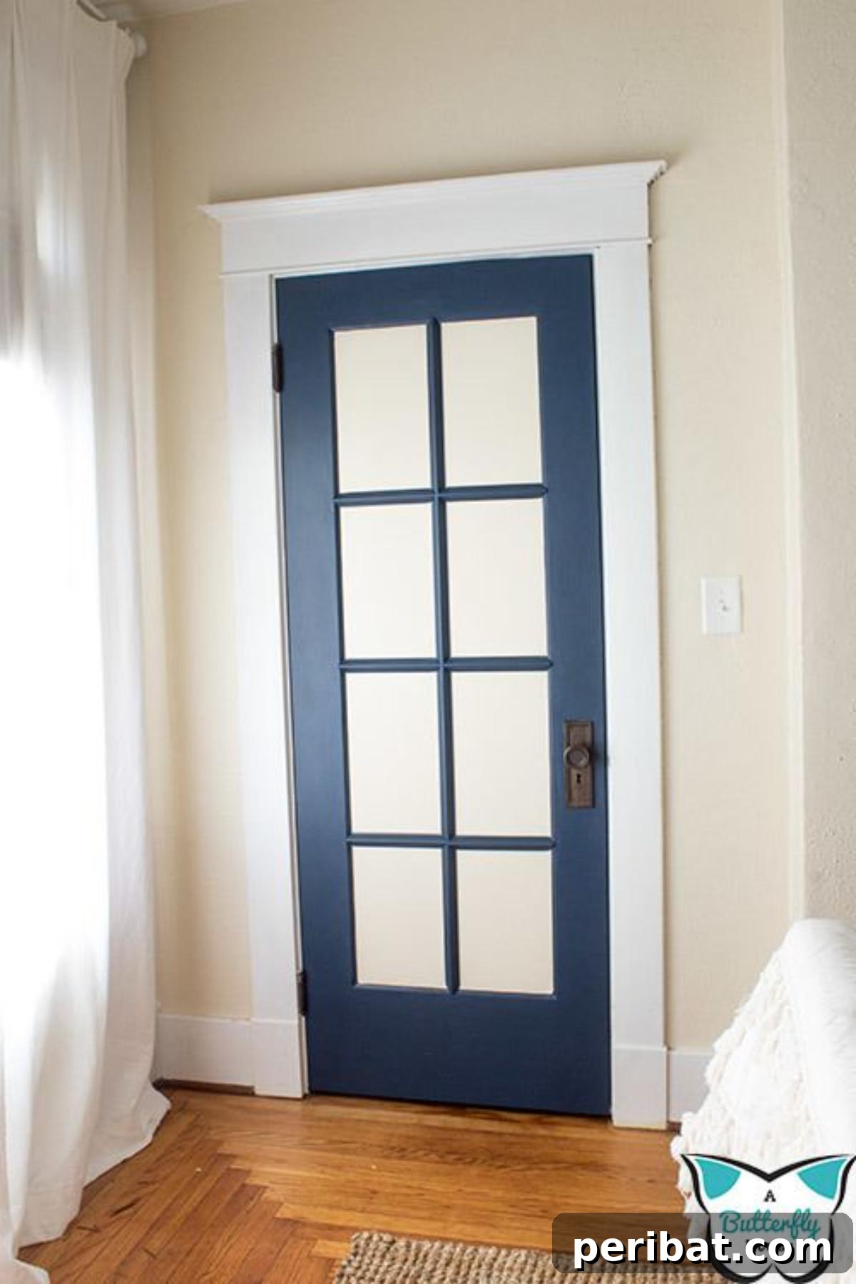 DIY Faux French Door