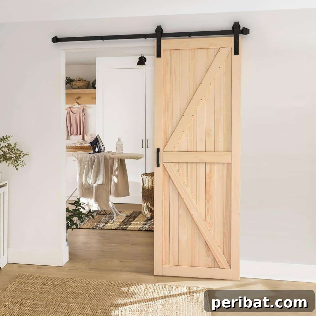 Sliding Barn Door With Pre-Drilled Holes