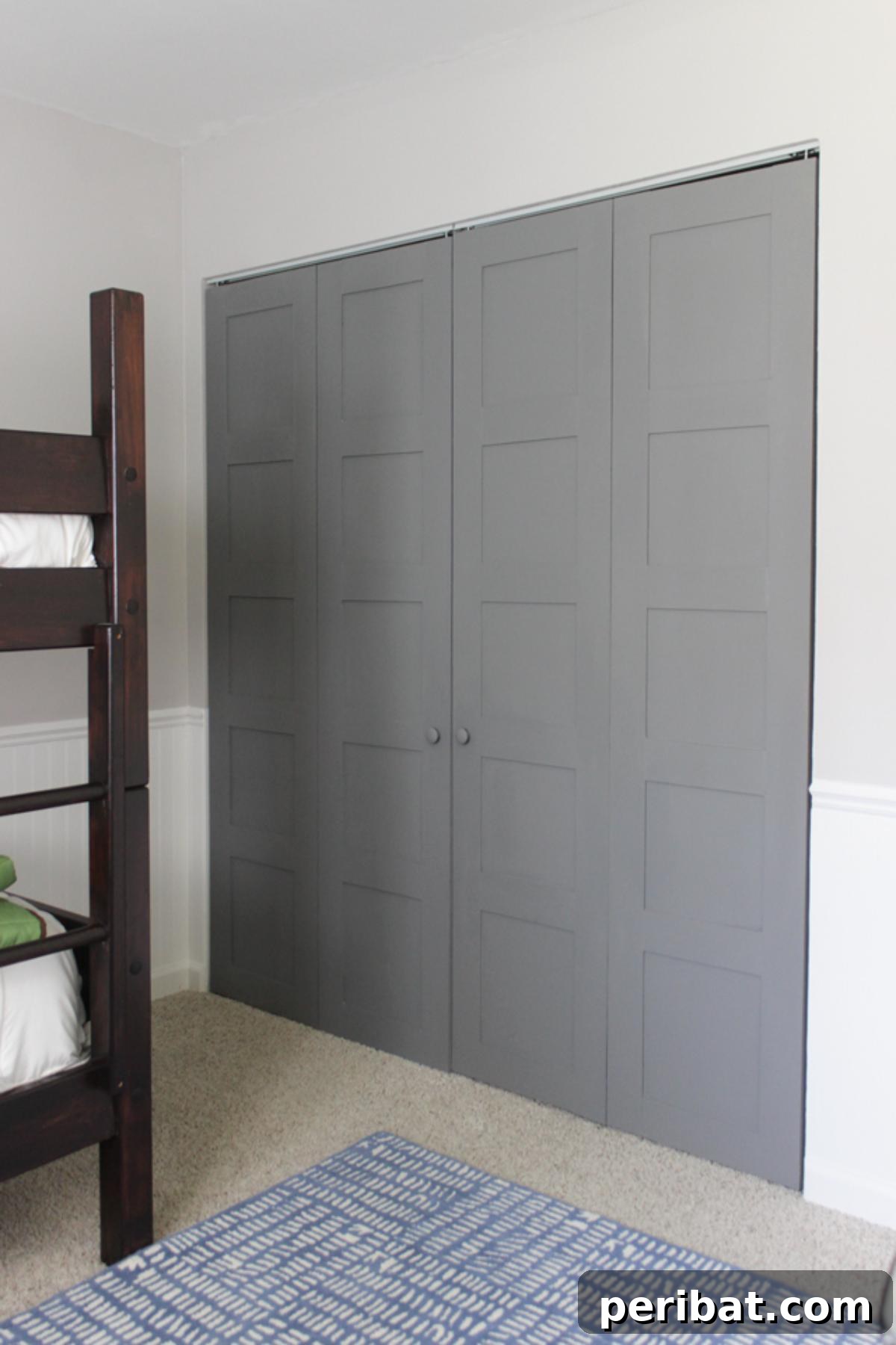 DIY Craftsman Style Closet Doors