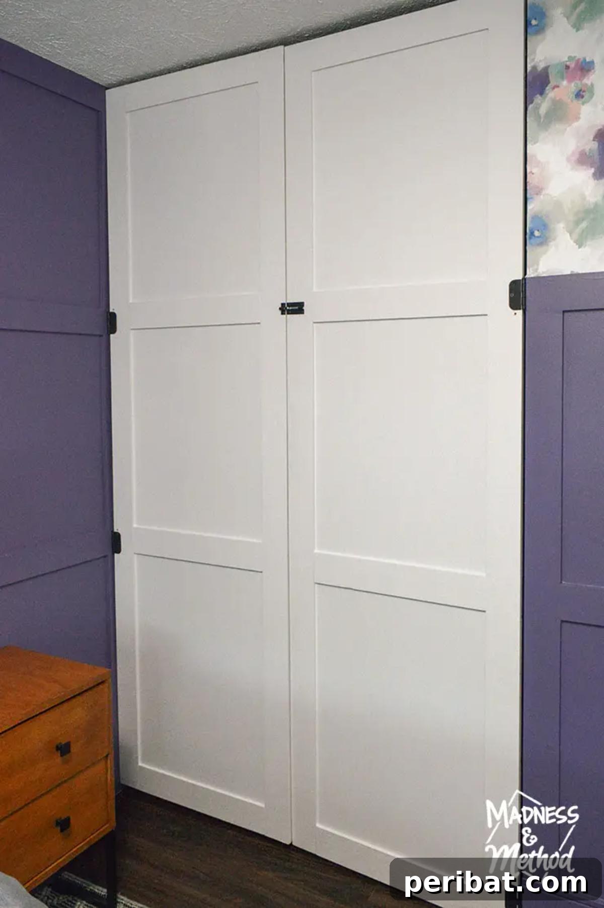 DIY Adjustable Closet Doors