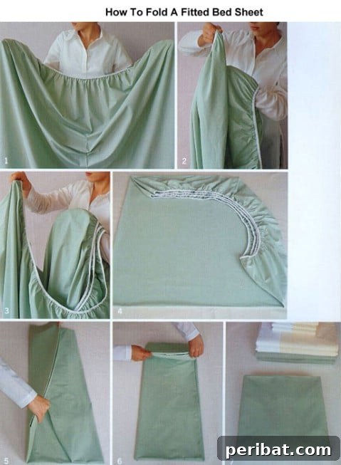 250 Smart Life Hacks to Simplify Your Life 159 How to fold a fitted bed sheet efficiently