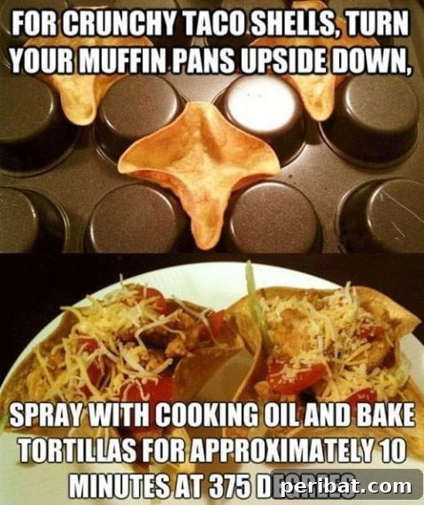 250 Smart Life Hacks to Simplify Your Life 190 Crunchy taco shells trick for baking