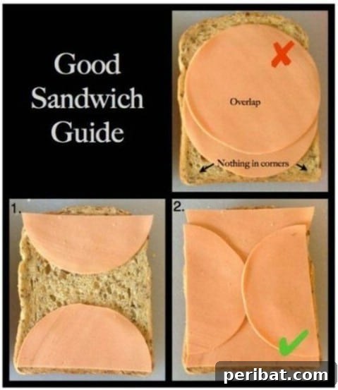 250 Smart Life Hacks to Simplify Your Life 211 Good sandwich guide for perfect layering