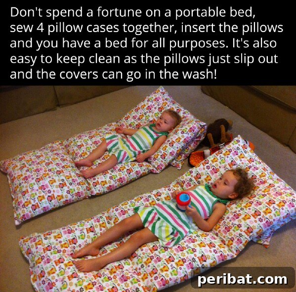250 Smart Life Hacks to Simplify Your Life 36 DIY pillow beds for comfortable lounging