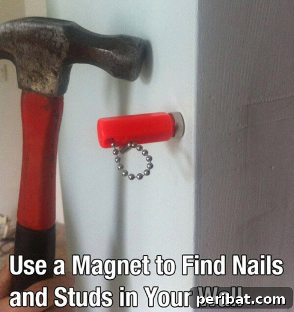 250 Smart Life Hacks to Simplify Your Life 58 Using magnets to organize tools