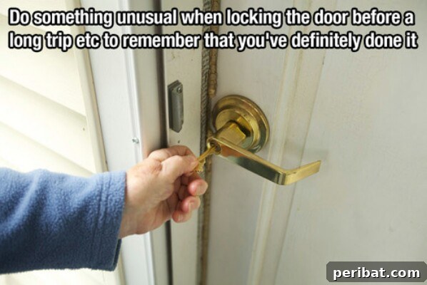 250 Smart Life Hacks to Simplify Your Life 68 Door lock safety hack