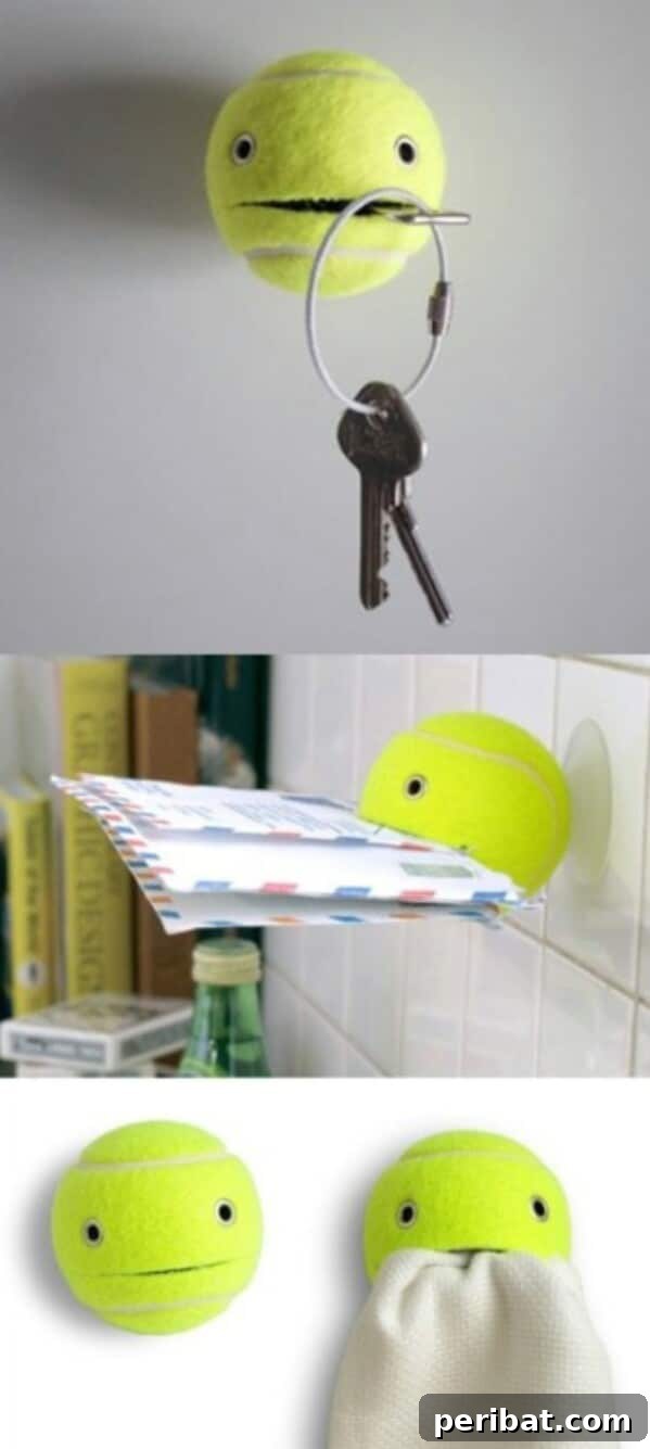250 Smart Life Hacks to Simplify Your Life 70 Tennis ball garage opener