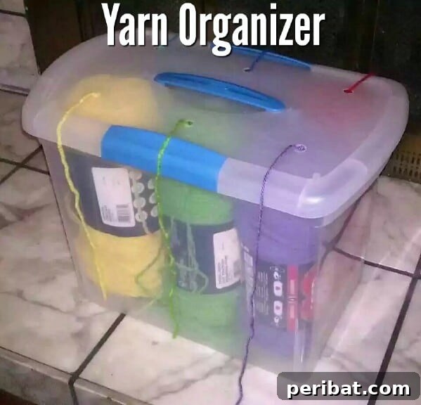 250 Smart Life Hacks to Simplify Your Life 92 Yarn organizer from a colander