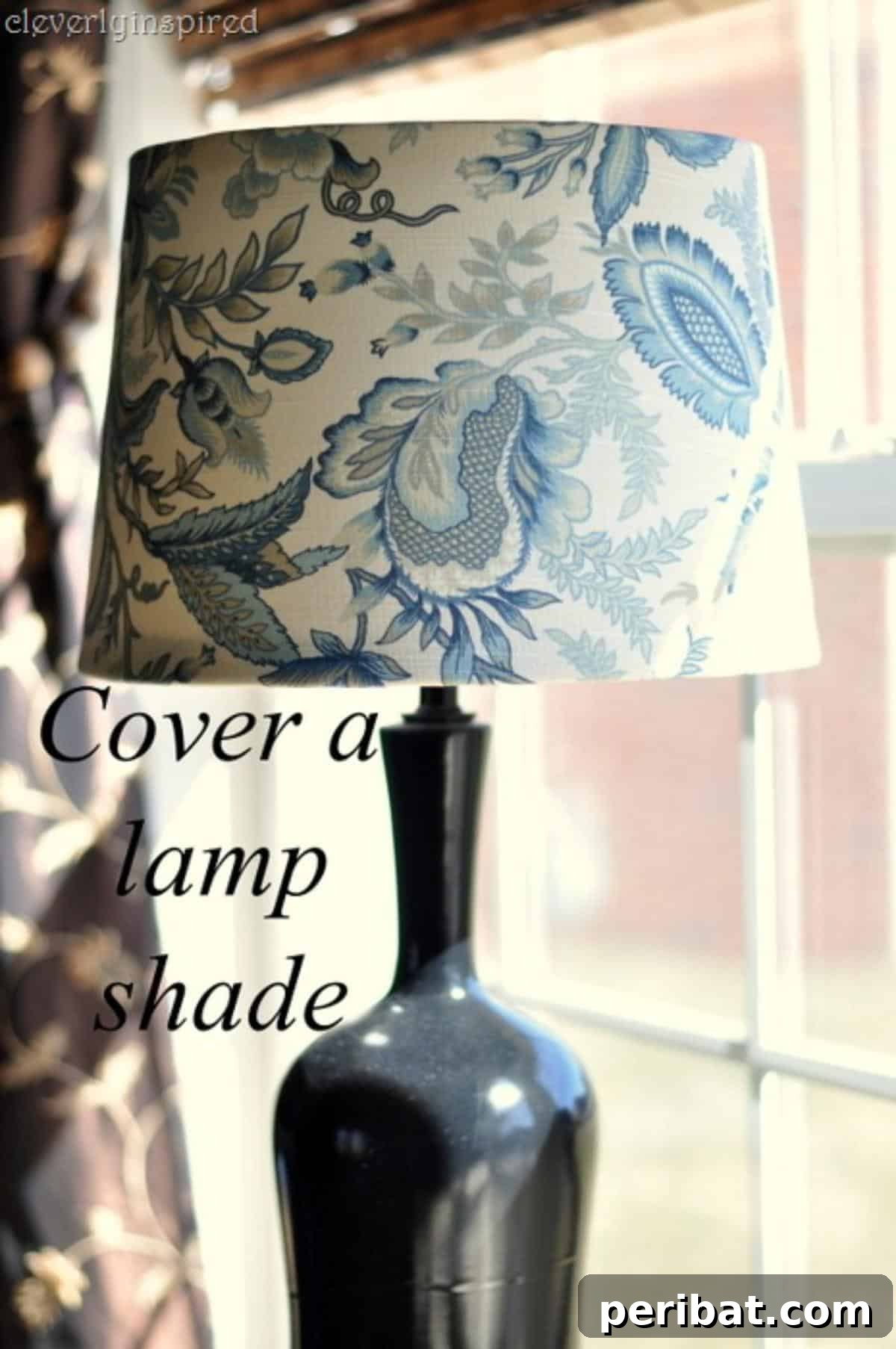 50 Creative DIY Lampshade Makeovers 13 DIY Cover A Lampshade