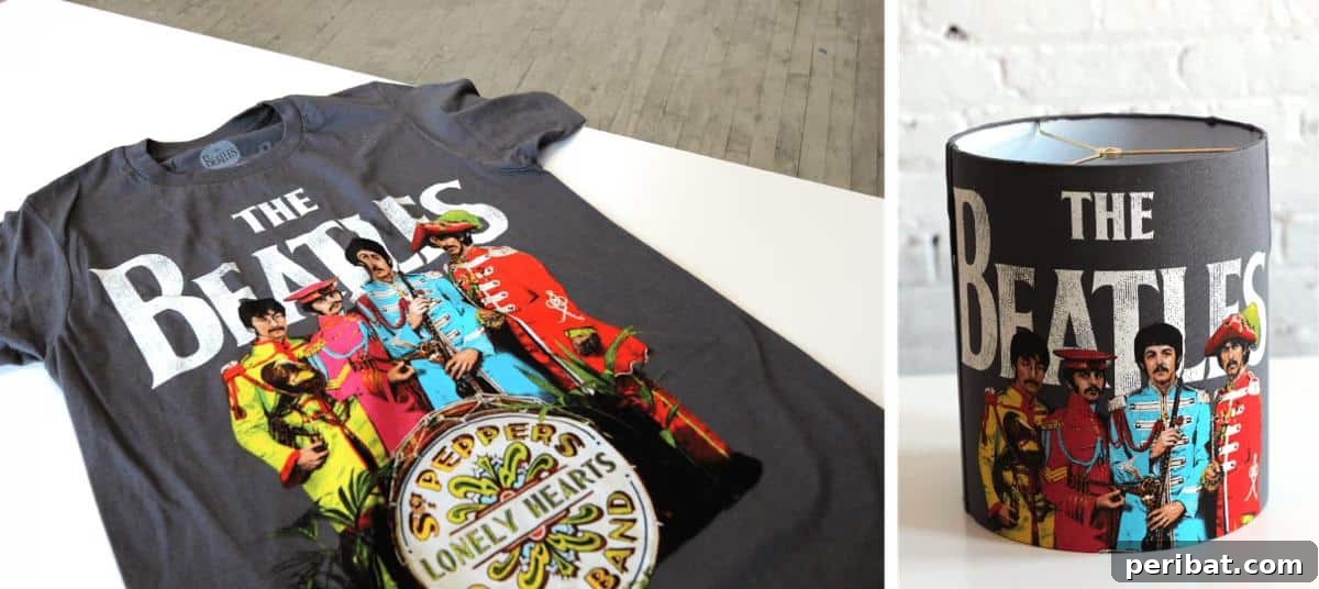 50 Creative DIY Lampshade Makeovers 25 DIY T-Shirt Lampshade