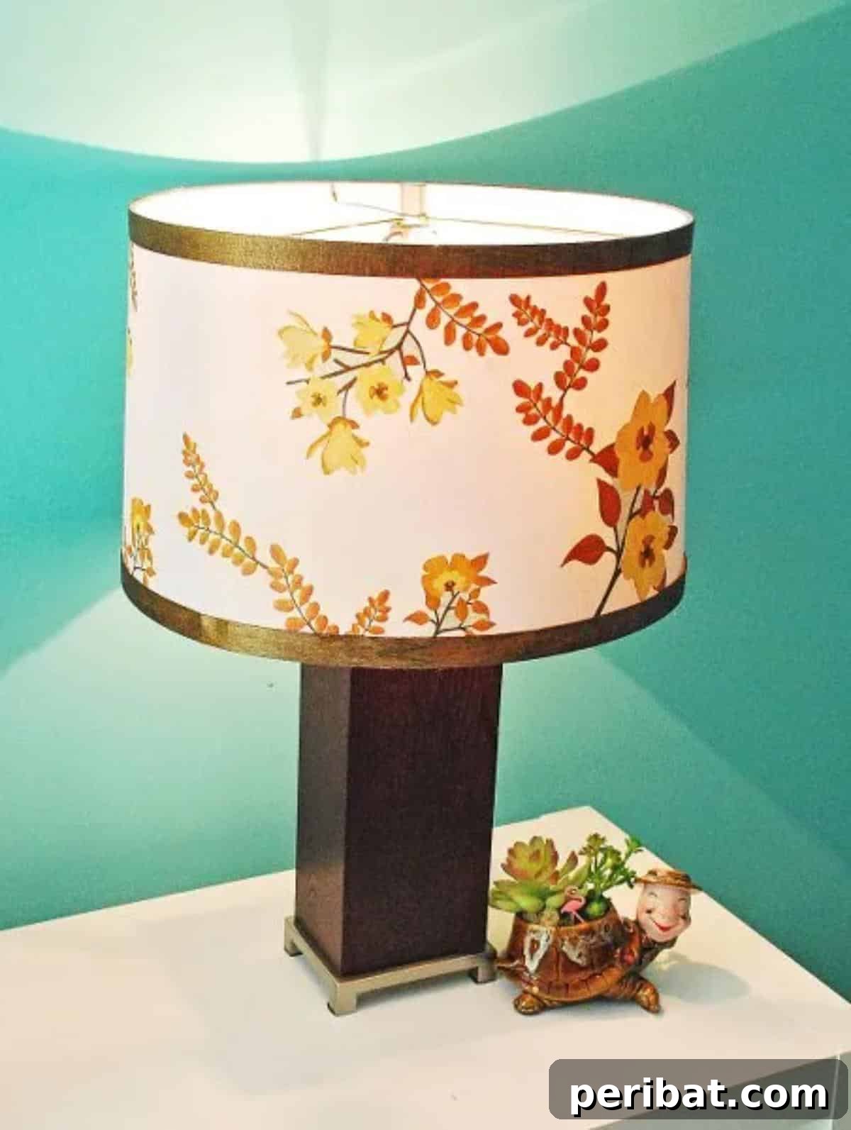 50 Creative DIY Lampshade Makeovers 32 DIY Mid-Century Inspired Lampshade