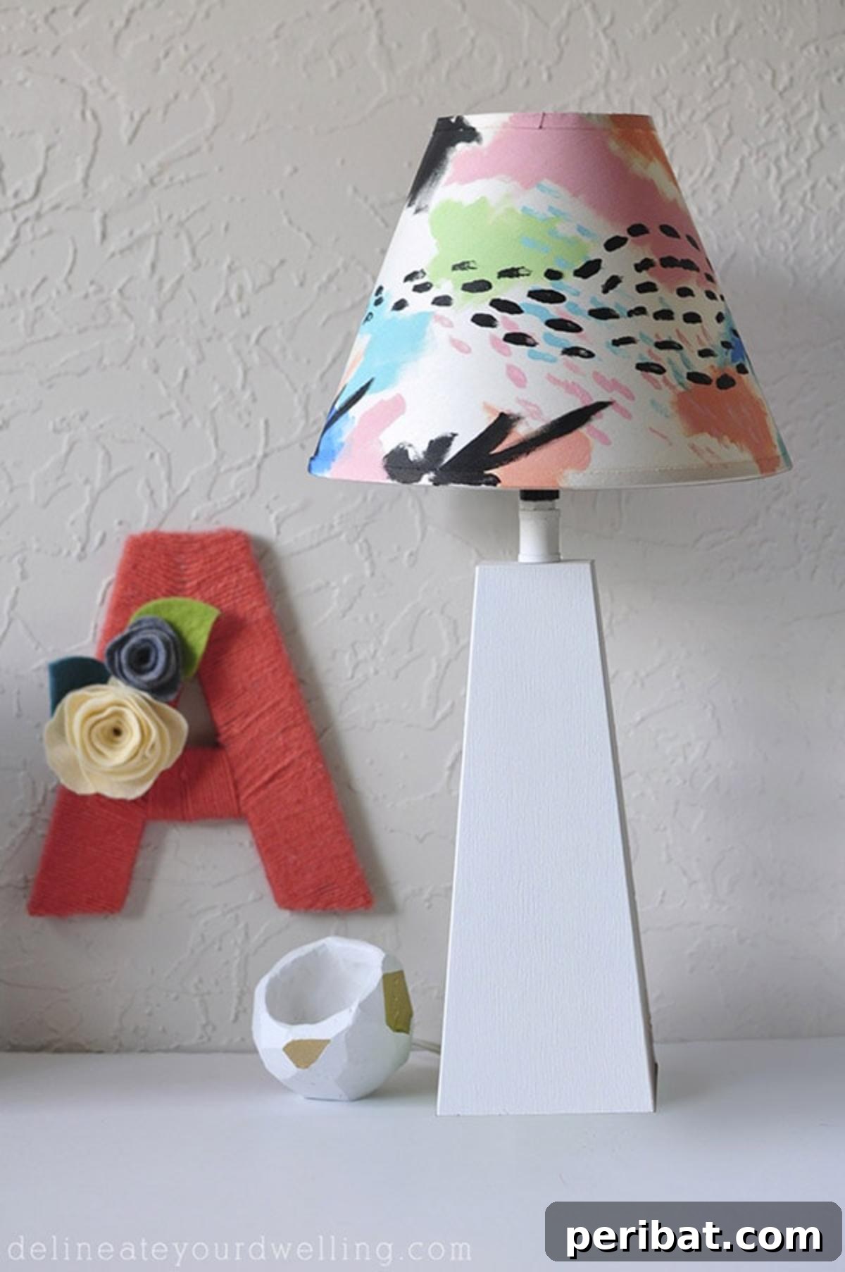 50 Creative DIY Lampshade Makeovers 40 DIY Colorful Painted Lampshade