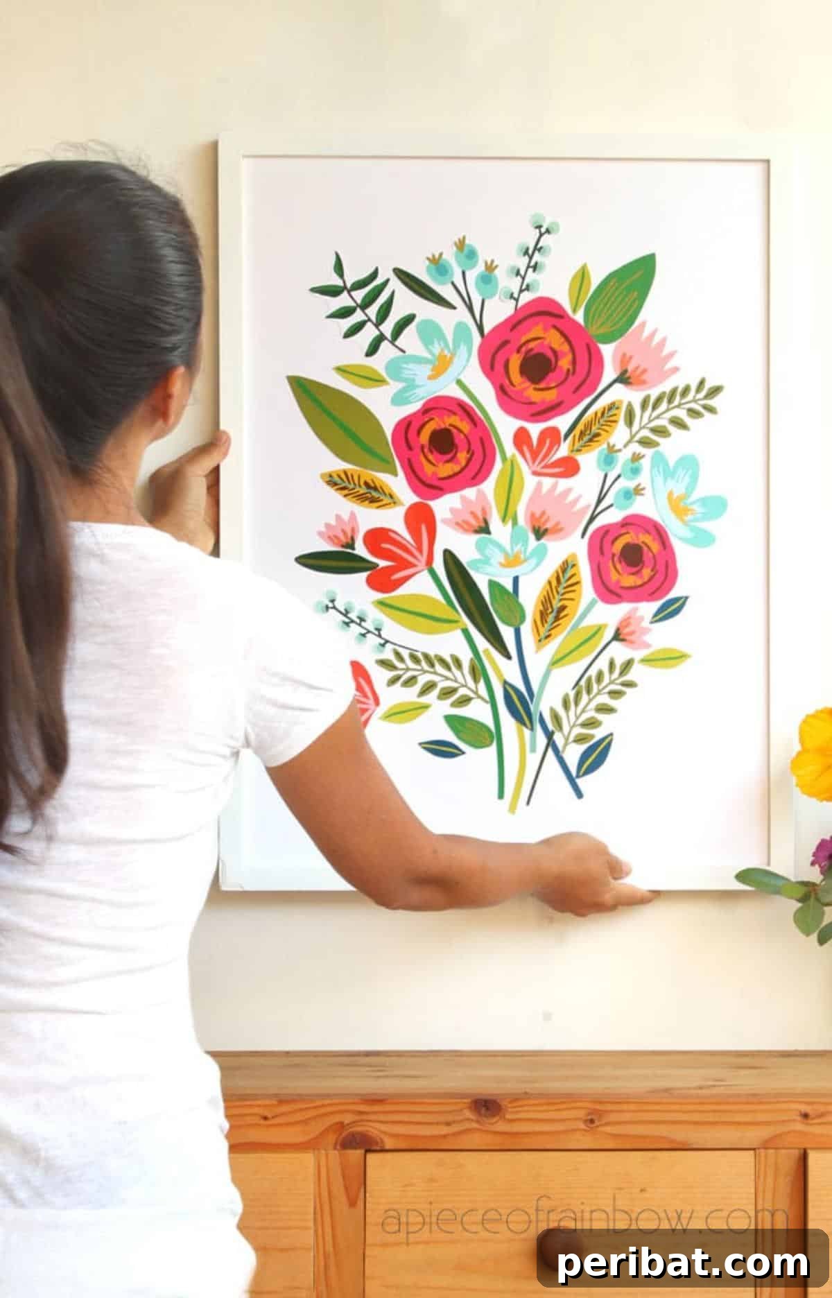 43 Easy DIY Canvas Art Projects for Stunning Home Decor 24 DIY Beautiful Large Wall Art featuring an intricate abstract design in a striking color palette.