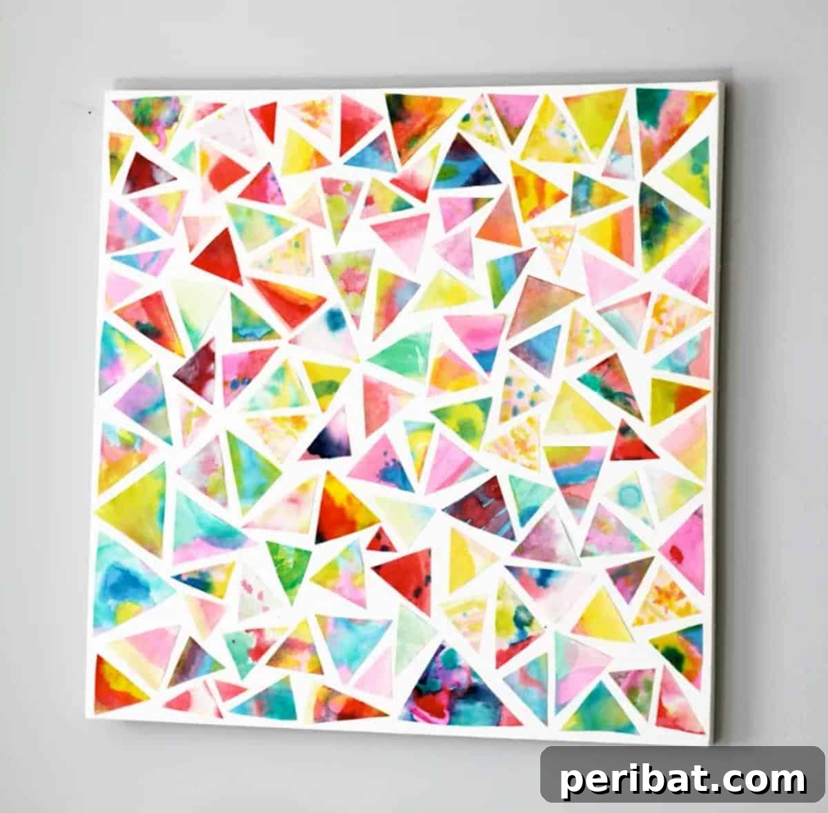 43 Easy DIY Canvas Art Projects for Stunning Home Decor 10 Beautiful and Easy Watercolor Collage featuring delicate floral and botanical elements arranged artfully.