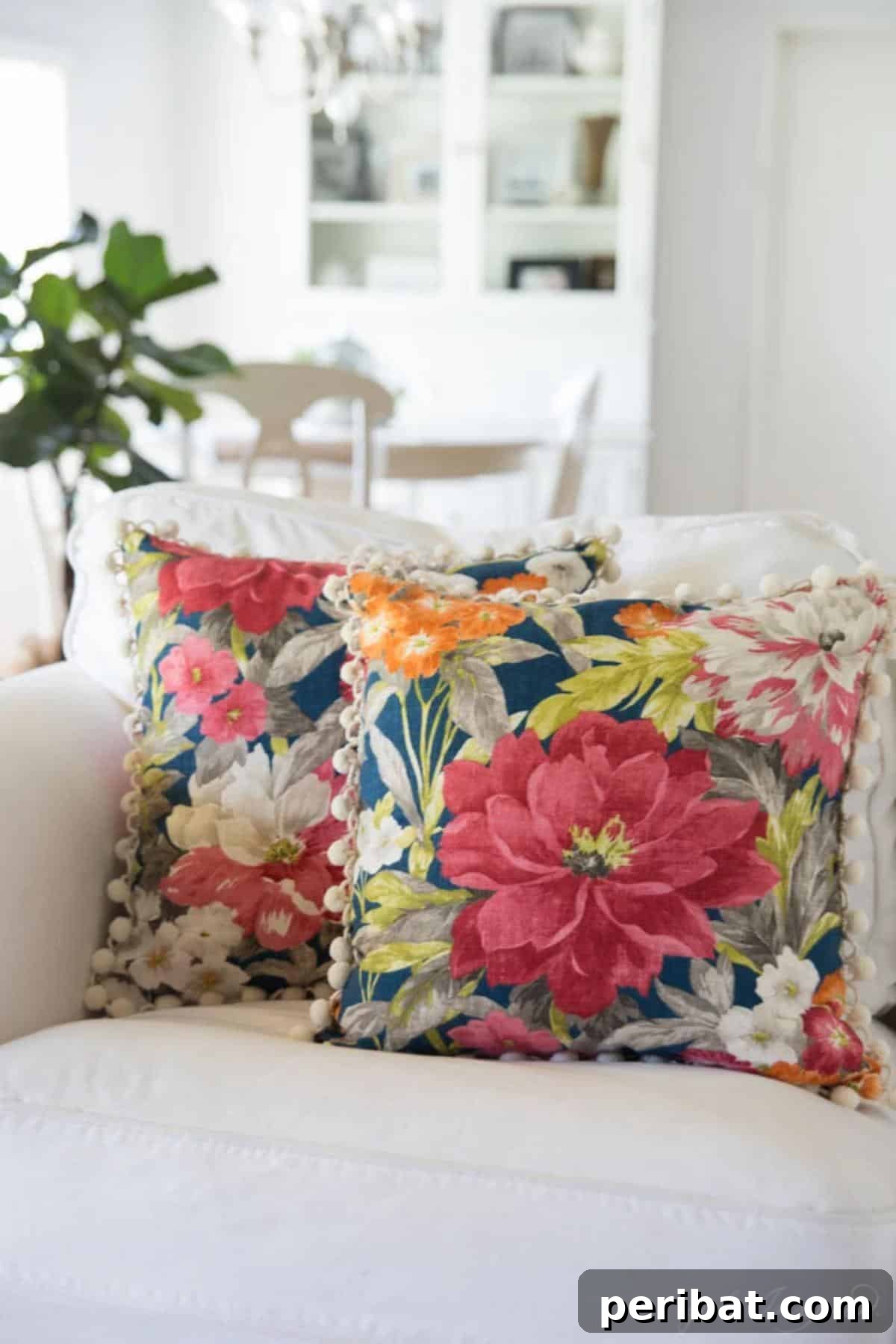 47 Inspiring DIY Throw Pillow Designs 16 A beautifully crafted DIY pillow that looks professional, highlighting cost-effective home decor.